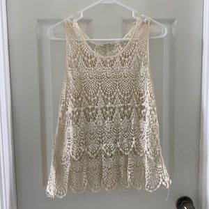 Lace Crochet Style Tanktop